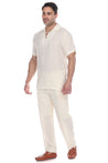 Men's Casual Lace Up Short Sleeve Beach Shirt - Mojito Collection - Mens Shirt, Mojito Beachwear Shirt, Mojito Shirt, Resortwear Shirt