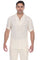 Men's Casual Lace Up Short Sleeve Beach Shirt - Mojito Collection - Mens Shirt, Mojito Beachwear Shirt, Mojito Shirt, Resortwear Shirt