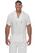 Men's Casual Lace Up Short Sleeve Beach Shirt - Mojito Collection - Mens Shirt, Mojito Beachwear Shirt, Mojito Shirt, Resortwear Shirt