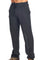 Close-up of black Men’s Casual Drawstring Beach Pants, showing the drawstring waist and side pocket.