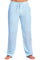 Front view of light blue Men’s Casual Drawstring Beach Pants.