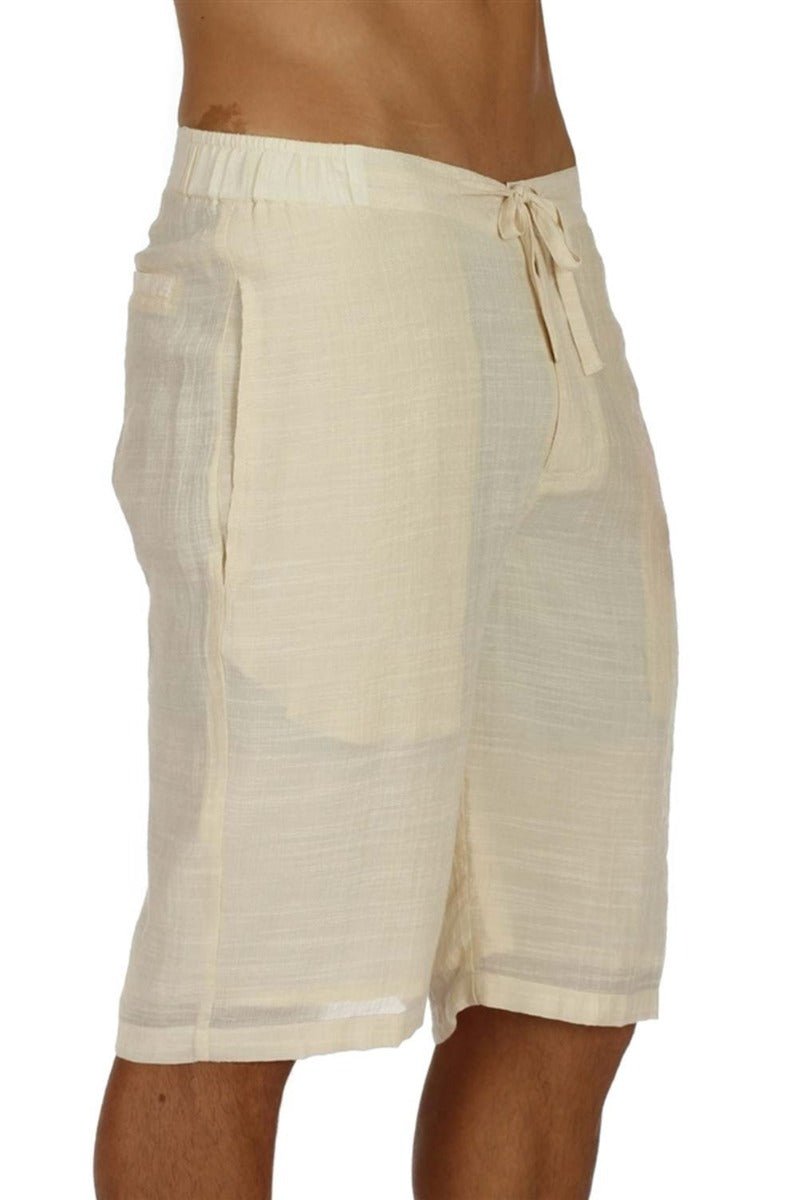 Men's Beachwear Casual Drawstring Shorts S AQUA1