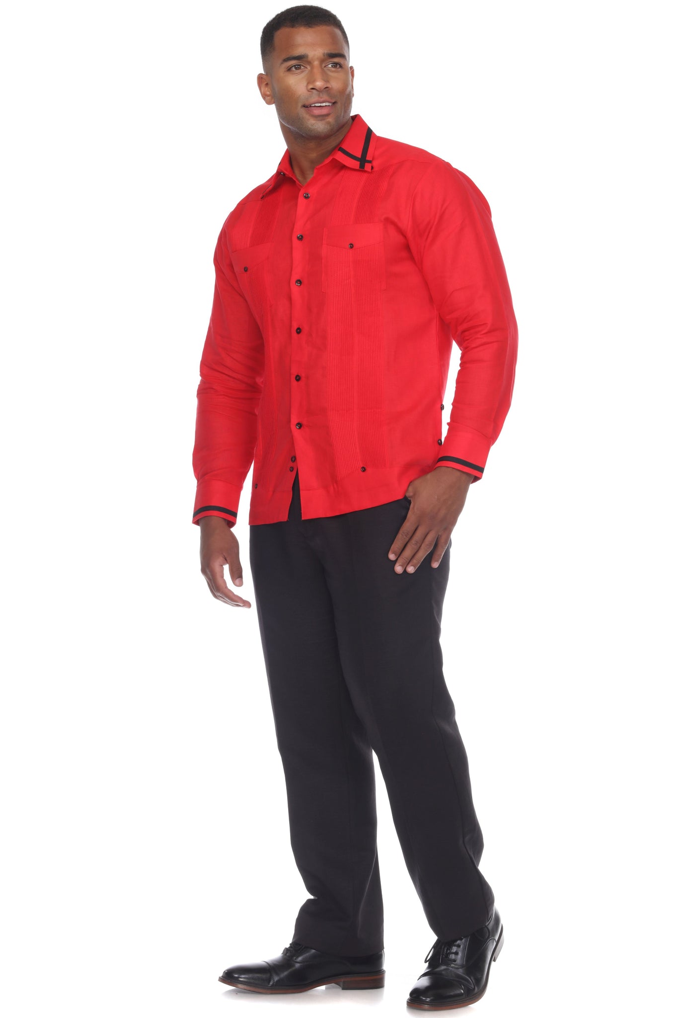 Stylish red hot sale shirt
