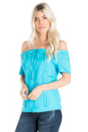 Women's Sexy Guayabera Off-Shoulder Top Button Down Linen Blend S-2X - Mojito Collection - Guayabera Halter Top, Mojito Guayabera Shirt Women, Womens Guayabera Shirt, Womens Shirt