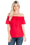 Women's Sexy Guayabera Off-Shoulder Top Button Down Linen Blend S-2X - Mojito Collection - Guayabera Halter Top, Mojito Guayabera Shirt Women, Womens Guayabera Shirt, Womens Shirt