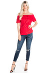 Women's Sexy Guayabera Off-Shoulder Top Button Down Linen Blend S-2X - Mojito Collection - Guayabera Halter Top, Mojito Guayabera Shirt Women, Womens Guayabera Shirt, Womens Shirt