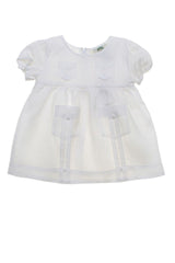 Infant Baby Girl 100% Linen Guayabera Dress 3M-12M