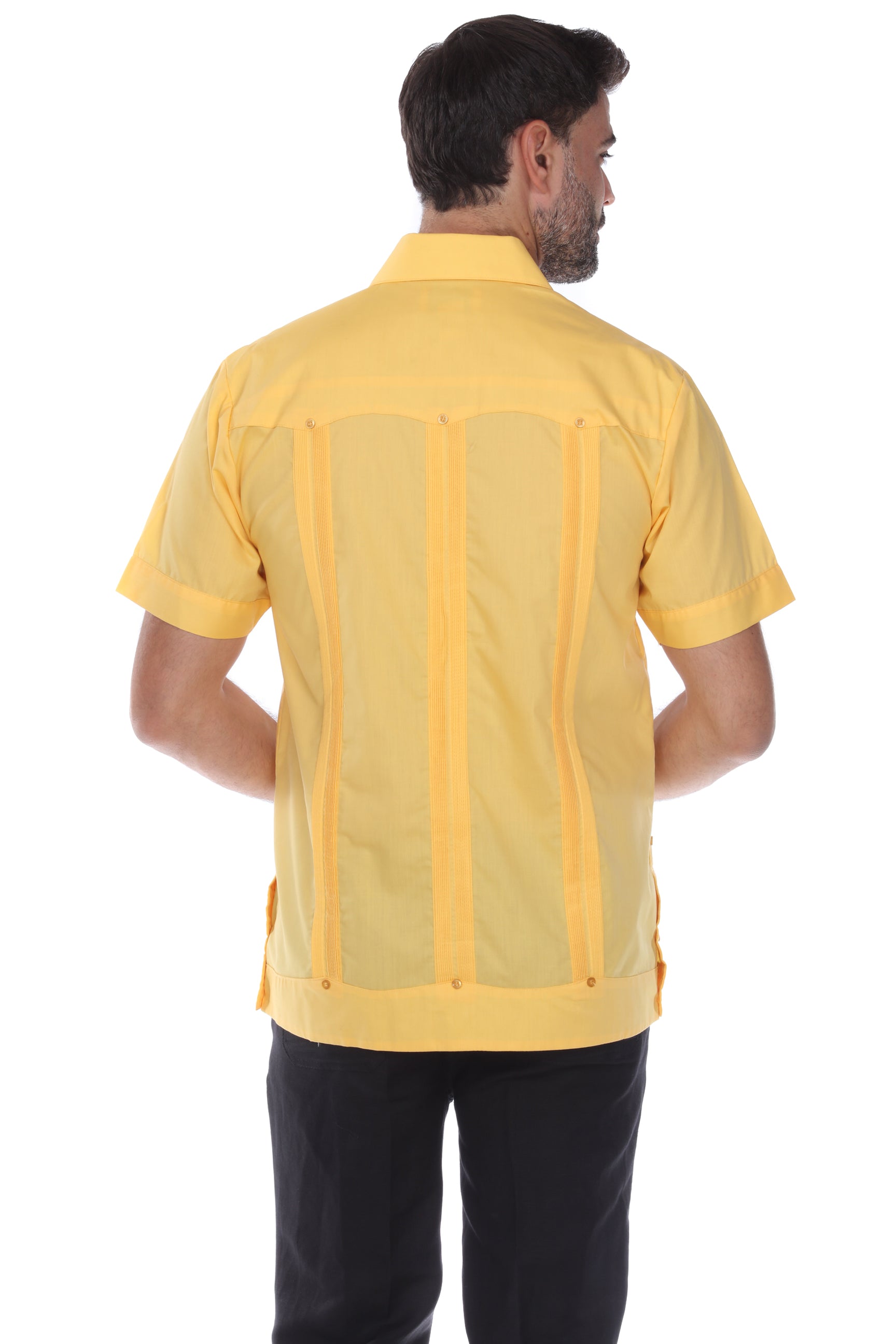 Mojito Collection Guayabera Shirt Classic Poly Cotton Blend Short Sleeve - Mojito Collection - Cuban Shirt, Guayabera, Mens Shirt, Mexican Wedding Shirt, Mojito Guayabera Shirt, White Guayabe