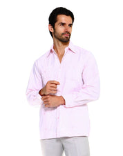 Mojito Collection Men's Guayabera Shirt Premium 100% Linen Long Sleeve - Mojito Collection - Chacabana, Guayabera, Linen Guayabera, Long Sleeve Shirt, Mens Shirt, Mojito Guayabera Shirt, Moji