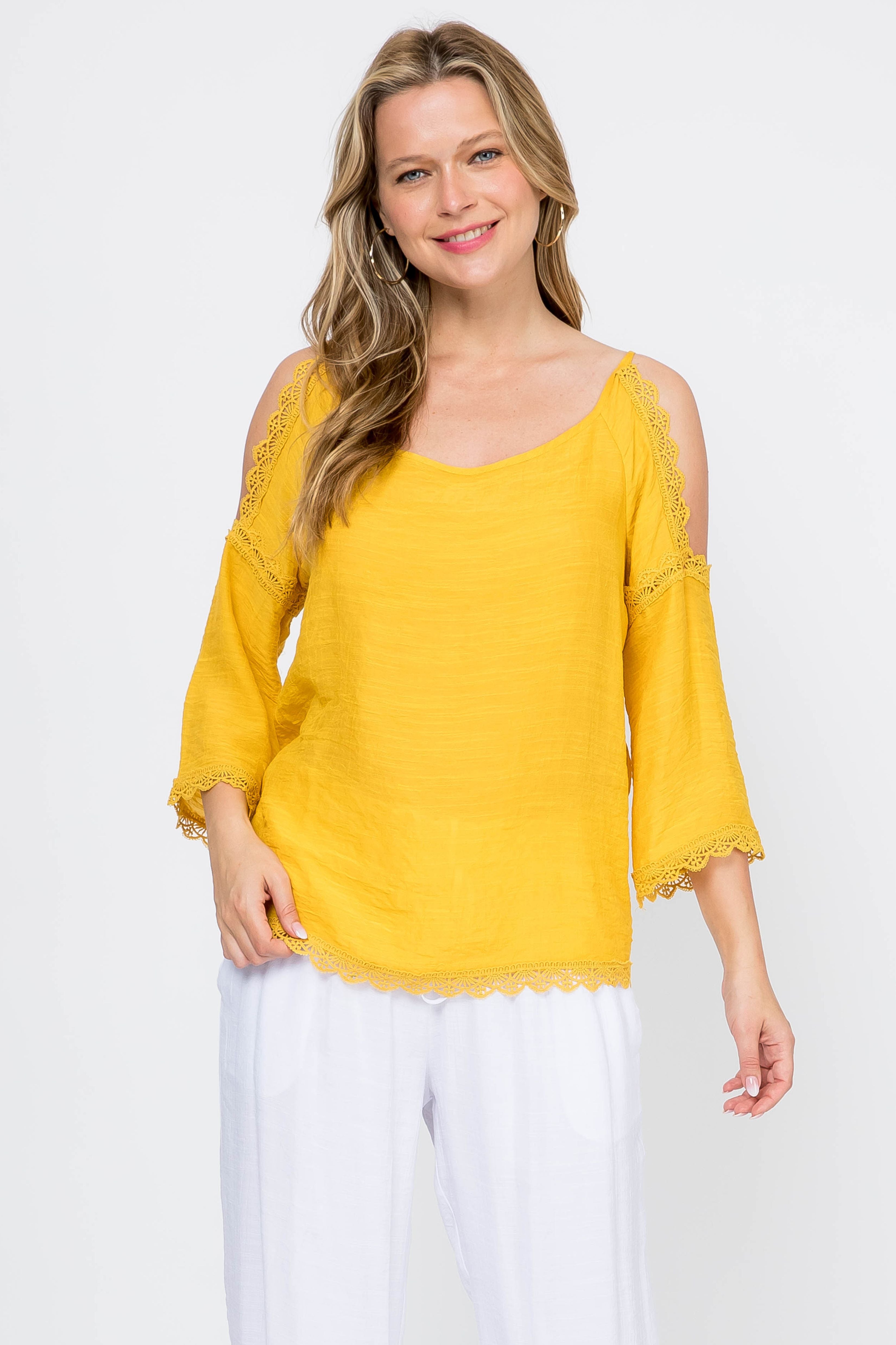 4 Sleeve Tunic Top - Mojito Collection - Vacation Clothing, Women's Clothing, Women's Resort Wear, Women's Top