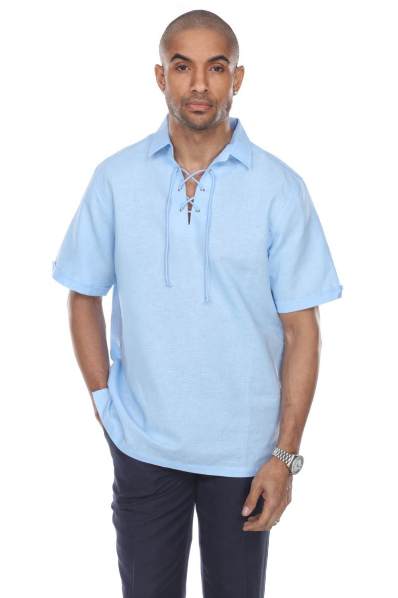 Resort shirt Regular fit - Sky blue - Men