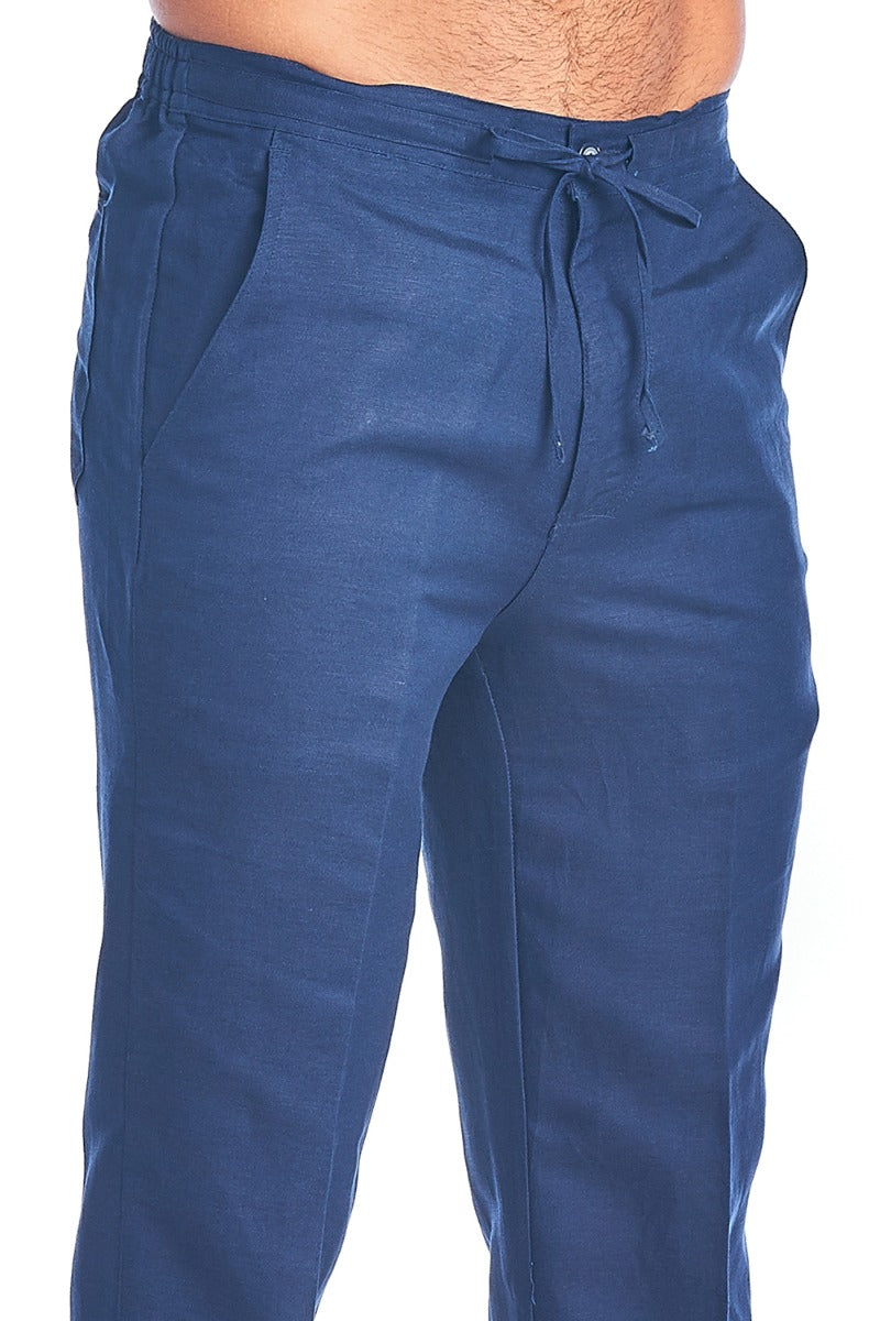 Men's Casual Linen Drawstring  Pants - Mojito Collection - Mens Pants, Mojito  Linen Pants, Natural Linen Pants, Resortwear Pants
