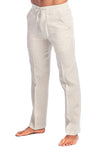 Men's Casual Resort Wear 100% Linen Drawstring Dress Pants - Mojito Collection - Beachwear, Mens Drawstring Pants, Mojito  Linen Pants, Natural Linen Pants, Resortwear Pants