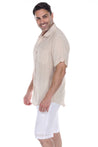 Men's Casual Short Sleeve Button Down Shirt - Mojito Collection - Beachwear Shirt, Mens Shirt, Mojito Shirt