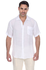 Beach Casual Short Sleeve Button Down Shirt