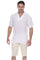 Men's V-Neck Collar Beachwear Short Sleeve Shirt - Mojito Collection - Beachwear Shirt, Mens Shirt, Resortwear, V Neck Shirt