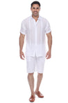 Men's Beachwear Casual Drawstring Shorts - Mojito Collection - Beachwear Shorts, Mens Beach Shorts, Mens Shorts, Resortwear