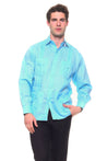 Genuine Mojito Signature Premium Collection 100% Irish Linen Classic Guayabera Shirt Long Sleeve - Mojito Collection - Guayabera, Linen Shirt, Long Sleeve Shirt, Mens Shirt, Mojito Guayabera 