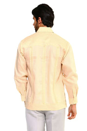Mojito Collection Men's Guayabera Shirt Premium 100% Linen Long Sleeve - Mojito Collection - Chacabana, Guayabera, Linen Guayabera, Long Sleeve Shirt, Mens Shirt, Mojito Guayabera Shirt, Moji