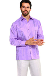 Mojito Collection Men's Guayabera Shirt Premium 100% Linen Long Sleeve - Mojito Collection - Chacabana, Guayabera, Linen Guayabera, Long Sleeve Shirt, Mens Shirt, Mojito Guayabera Shirt, Moji