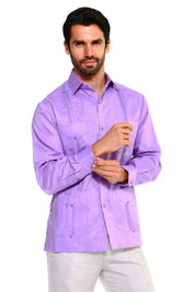 Mojito Collection Men's Guayabera Shirt Premium 100% Linen Long Sleeve - Mojito Collection - Chacabana, Guayabera, Linen Guayabera, Long Sleeve Shirt, Mens Shirt, Mojito Guayabera Shirt, Moji