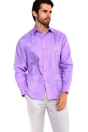 Mojito Collection Men's Guayabera Shirt Premium 100% Linen Long Sleeve - Mojito Collection - Chacabana, Guayabera, Linen Guayabera, Long Sleeve Shirt, Mens Shirt, Mojito Guayabera Shirt, Moji