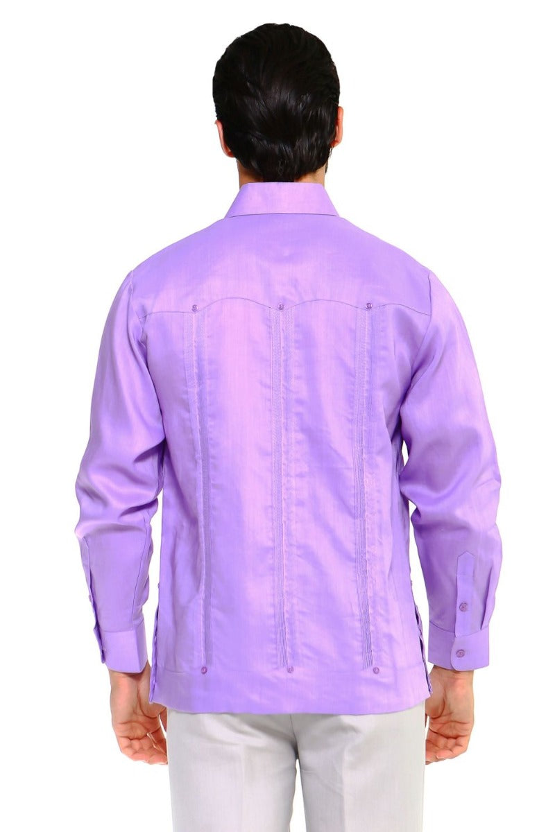 Mojito Collection Men's Guayabera Shirt Premium 100% Linen Long Sleeve - Mojito Collection - Chacabana, Guayabera, Linen Guayabera, Long Sleeve Shirt, Mens Shirt, Mojito Guayabera Shirt, Moji