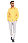 Mojito Collection Men's Guayabera Shirt Premium 100% Linen Long Sleeve - Mojito Collection - Chacabana, Guayabera, Linen Guayabera, Long Sleeve Shirt, Mens Shirt, Mojito Guayabera Shirt, Moji