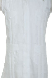 Girls Sleeveless Guayabera Linen Dress with 4 Pocket Design 2T-4T and 4-10 - Mojito Collection - Girls Dress, Girls Guayabera Dress, Linen Dress